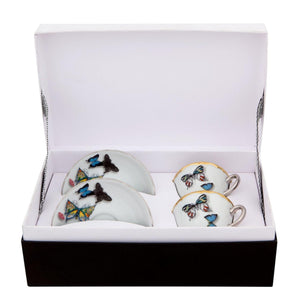 Vista Alegre Christian Lacroix - Butterfly Parade Set 2 Coffee Cups & Saucers