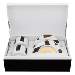 Vista Alegre Christian Lacroix - Sol Y Sombra Set 2 Coffee Cups & Saucers