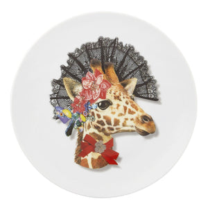 Vista Alegre Lacroix - Love Who You Want Dessert Plate "Doña Jirafa "