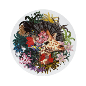 Vista Alegre Lacroix - Love Who You Want Charger Plate Jungle Doña Jirafa