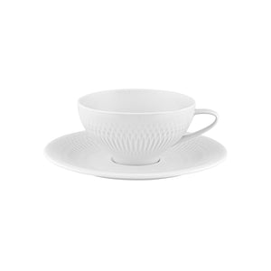 Vista Alegre Utopia Tea Cup And Saucer, Set Of 2