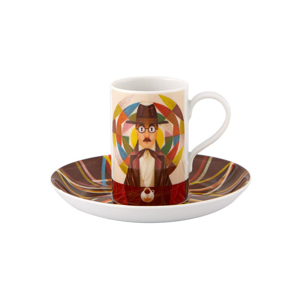 Load image into Gallery viewer, Vista Alegre Pessoa Set Of 4 Expresso Cups And Saucer
