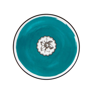 Vista Alegre Christian Lacroix - Herbariae Dessert Plate Peacock, Set of 4