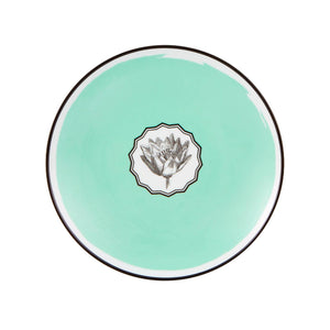 Vista Alegre Christian Lacroix - Herbariae Dessert Plate Green, Set of 4