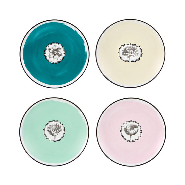 Load image into Gallery viewer, Vista Alegre Christian Lacroix - Herbariae Set 4 Dessert Plates
