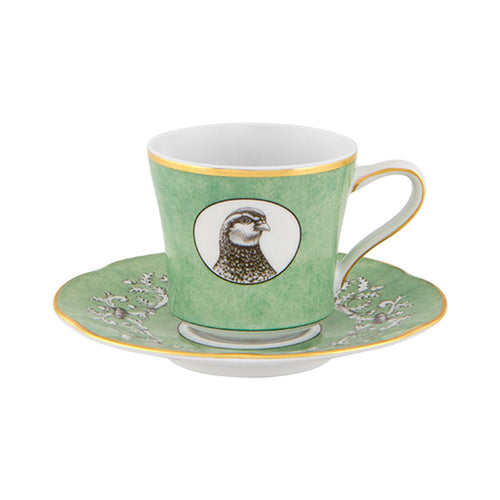 Vista Alegre Casa De Alba Casa De Alba - Coffee Cup And Saucer, Set of 4