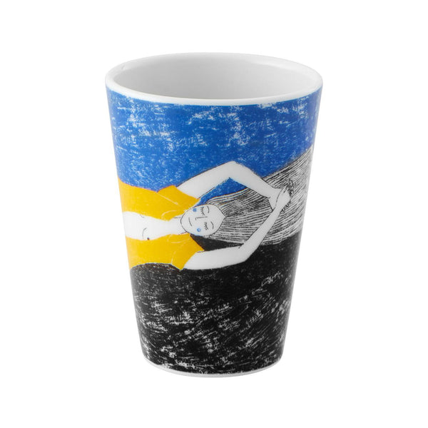 Load image into Gallery viewer, Vista Alegre Escape Goat Espresso Cup And Saucer Vii
