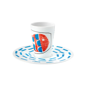 Vista Alegre Escape Goat Espresso Cup And Saucer Xi
