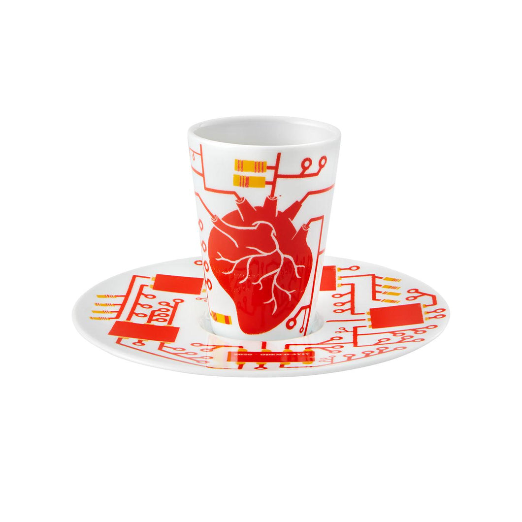 Vista Alegre Escape Goat Espresso Cup And Saucer Xiii