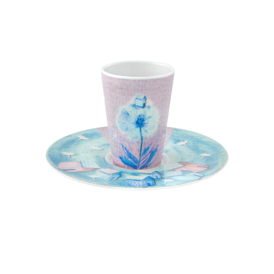 Vista Alegre Escape Goat Espresso Cup And Saucer Xix