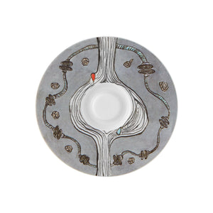 Vista Alegre Escape Goat Espresso Cup And Saucer Xvii