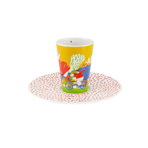 Vista Alegre Escape Goat Espresso Cup And Saucer Xx