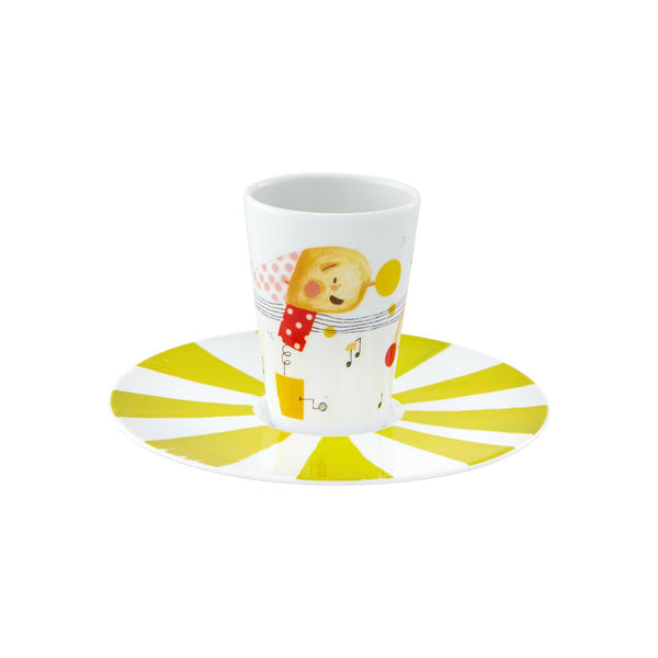 Load image into Gallery viewer, Vista Alegre Escape Goat Espresso Cup And Saucer Xxi
