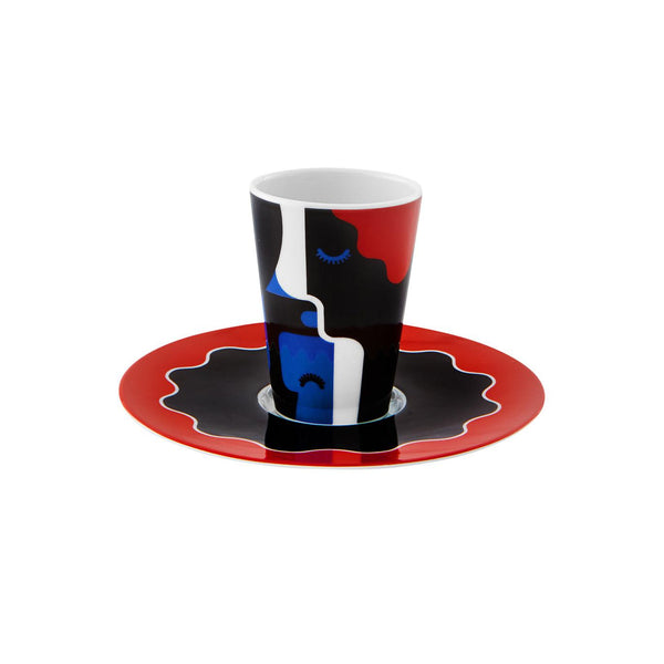 Load image into Gallery viewer, Vista Alegre Escape Goat Espresso Cup And Saucer Xxviii
