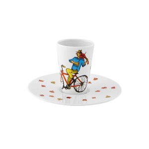 Vista Alegre Escape Goat Espresso Cup And Saucer Xxxv