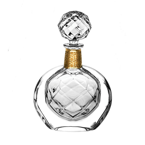 Vista Alegre Dux Bottle W/ Gold