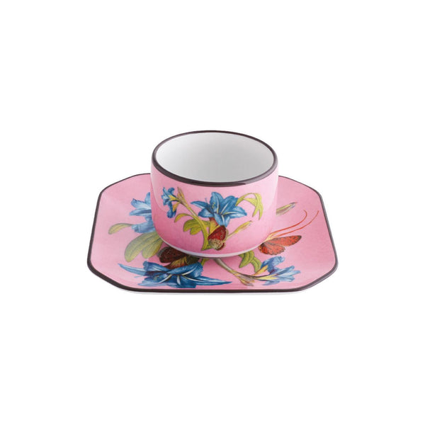 Load image into Gallery viewer, Vista Alegre Christian Lacroix - Fete Vos Jeux Set 4 Coffee Cups &amp; Saucers
