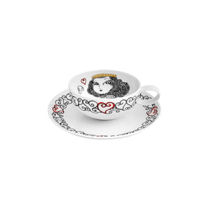 Vista Alegre Rainhas De Portugal Set of 6 Tea Cup And Saucers