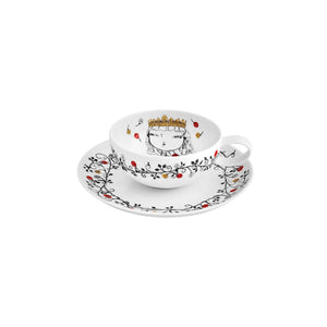 Vista Alegre Rainhas De Portugal Set of 6 Tea Cup And Saucers