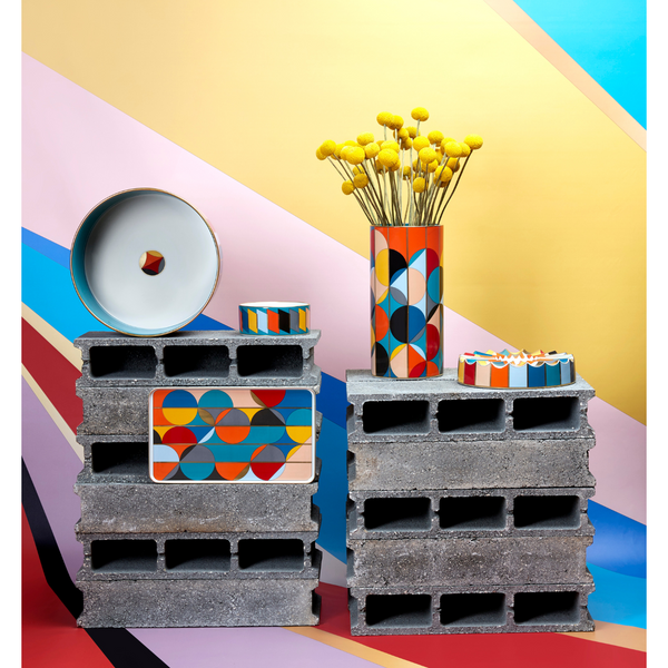 Load image into Gallery viewer, Vista Alegre Futurismo Salad Bowl
