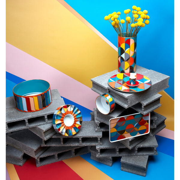 Load image into Gallery viewer, Vista Alegre Futurismo Salad Bowl
