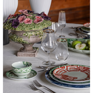 Vista Alegre Winter Garden Wine Goblet, Set of 2