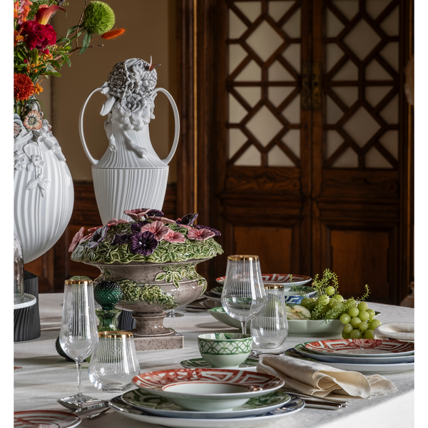 Load image into Gallery viewer, Vista Alegre Winter Garden Flute, Set of 2
