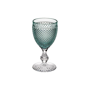 Vista Alegre Bicos Bicolor Goblet with Mint Top, Set of 4