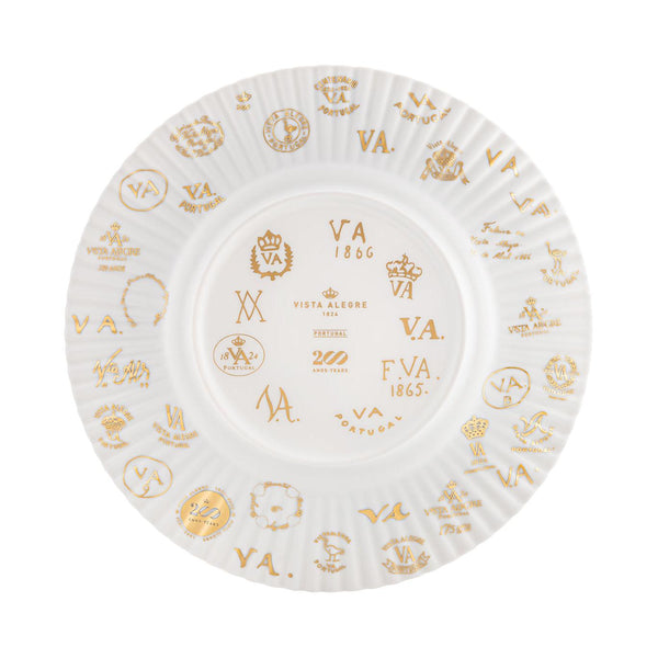 Load image into Gallery viewer, Vista Alegre 200 Anos Dessert Plate, Set of 4
