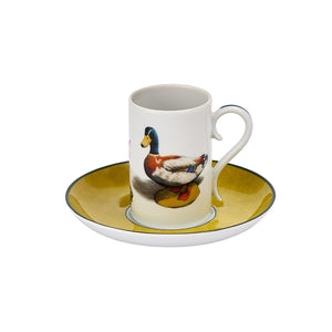 Vista Alegre Cadernos De Viagem Set of 4 Expresso Cups And Saucers