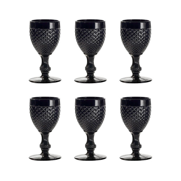 Load image into Gallery viewer, Vista Alegre Sweet Liquor - Black Edition Set of 6 Cordials Black, Set of 6
