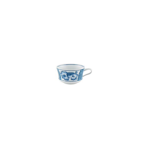 Load image into Gallery viewer, Vista Alegre Coralina Blue Tea Cup And Saucer, Set of 4
