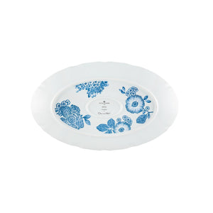 Vista Alegre Coralina Blue Large Oval Platter
