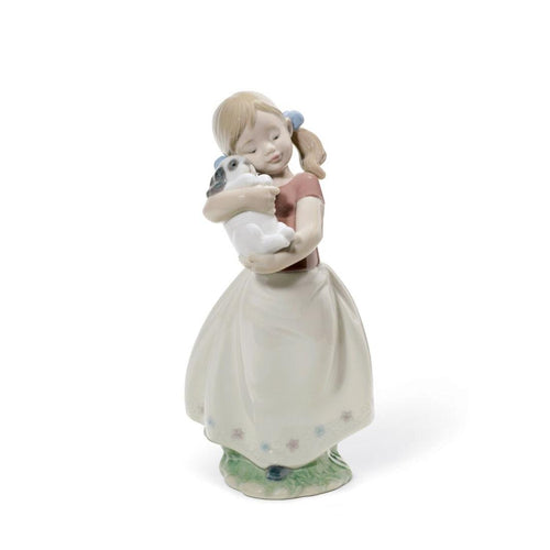 Lladro My Sweet Little Puppy Girl Figurine