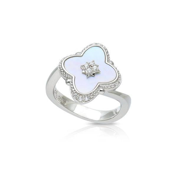 Belle Etoile Avalon Ring - White