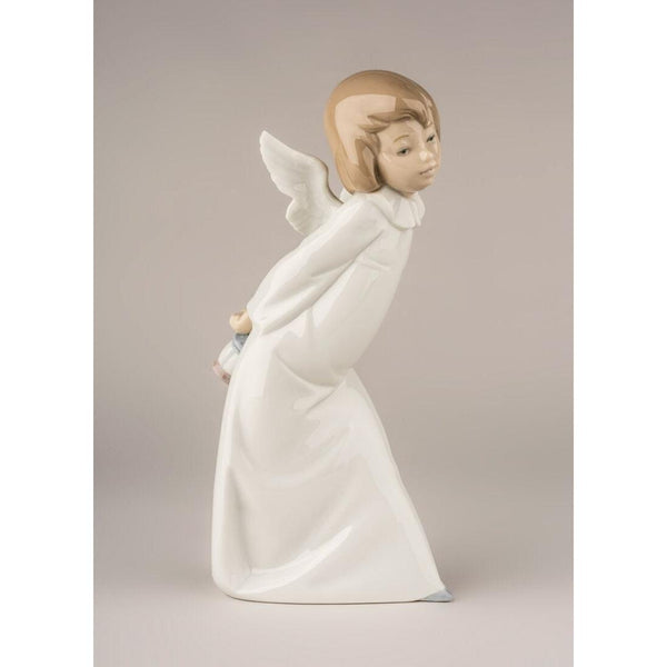 Load image into Gallery viewer, Lladro Curious Angel Figurine
