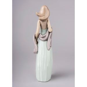 Lladro Ingenue Woman Figurine
