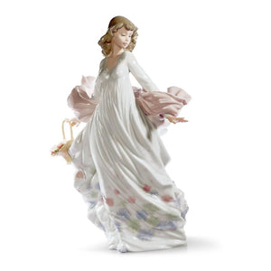 Lladro Spring Splendor Woman Figurine