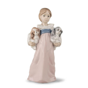 Lladro Arms Full of Love Girl Figurine
