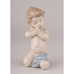 Lladro A Child's Prayer Boy Figurine