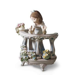 Lladro Morning Song Girl Figurine