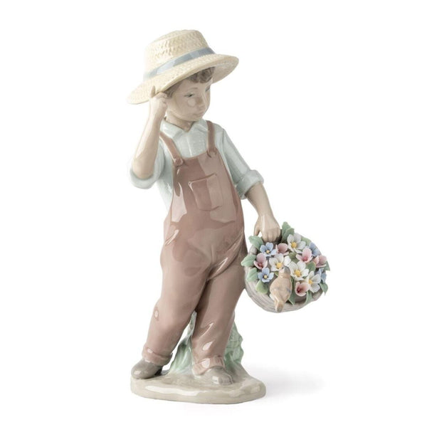 Load image into Gallery viewer, Lladro My Happy Friend Boy Figurine
