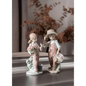 Lladro My Happy Friend Boy Figurine