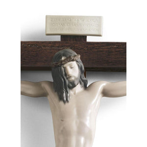 Lladro Our Saviour Crucifix Figurine Wall Art