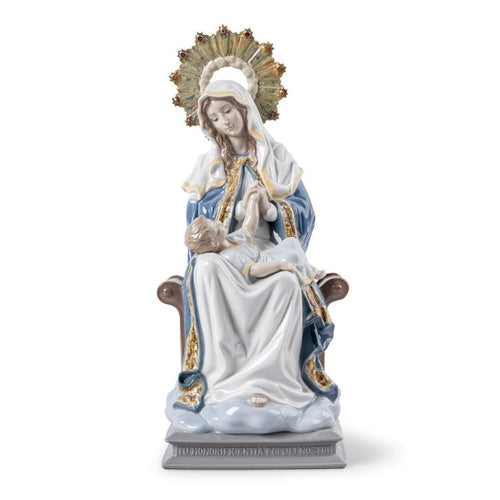 Lladro Our Lady of Divine Providence Figurine