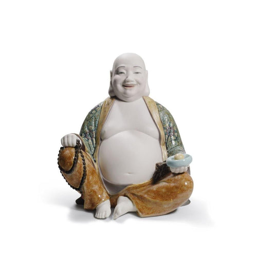 Lladro Happy Buddha Figurine