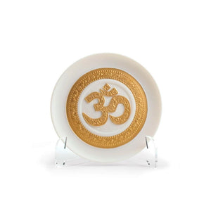 Lladro Om Decorative Plate - Golden Lustre