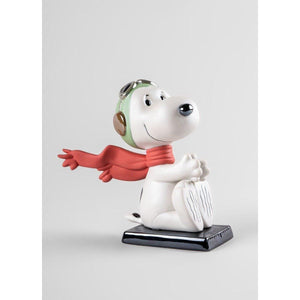 Lladro Snoopy™ Flying Ace Figurine