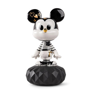 Lladro Mickey™ In Black and White Sculpture