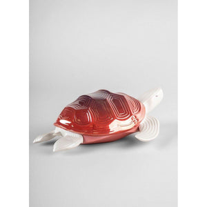 Lladro Little Turtle Sculpture
